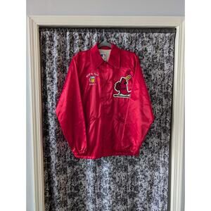 St. Louis Cardinals Felco Men's Red Satin Jacket, Medium, USA. Vintage MLB